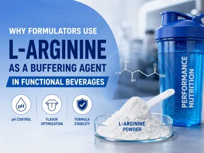 Why Do Sports Nutrition Formulators Use L‑Arginine as a Buffering Agent in Functional Beverages?